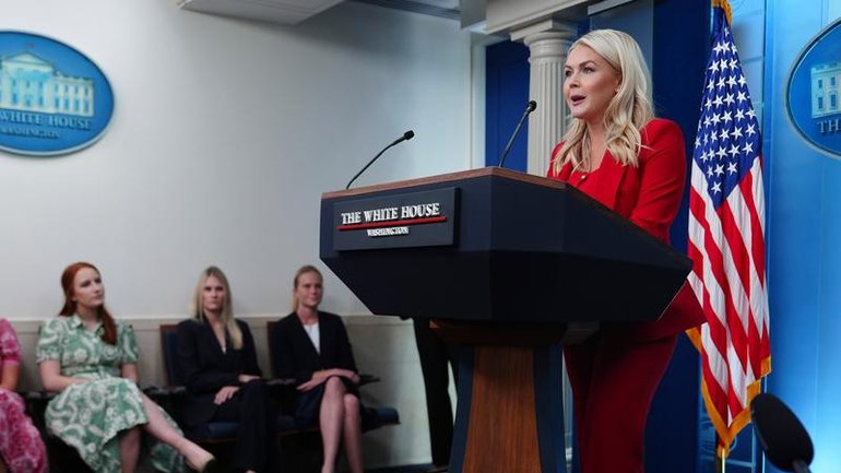 White House Press Secretary Karoline Leavitt has expressed the US's frustration with Iran. (AP PHOTO)
