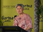Penny Wong attends the Garma Festival.