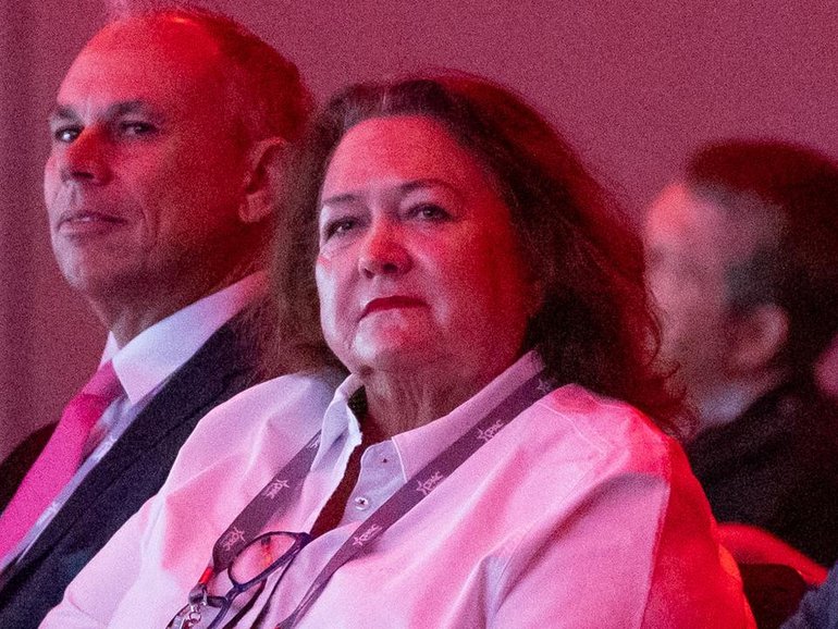 Gina Rinehart has threatened the ABC with legal action over a film shown on Race Around the World. (Russell Freeman/AAP PHOTOS)