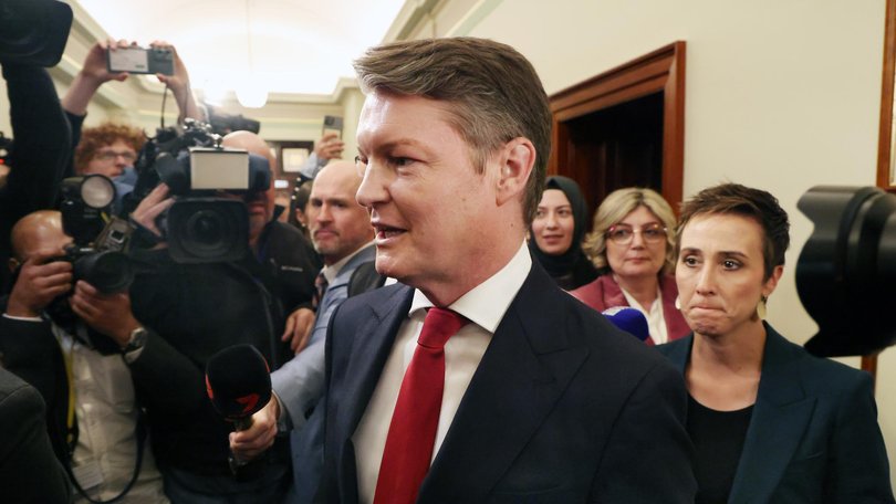 Mr Carroll has faced immense scrutiny after telling Ms Allan he wasn’t planning on removing her from office last month. Picture: NewsWire/ David Crosling