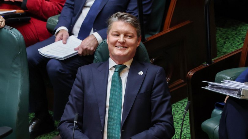 Ben Carroll is working against history as he tries to regather support for the Victorian Labor Party. Picture: NewsWire / David Caird