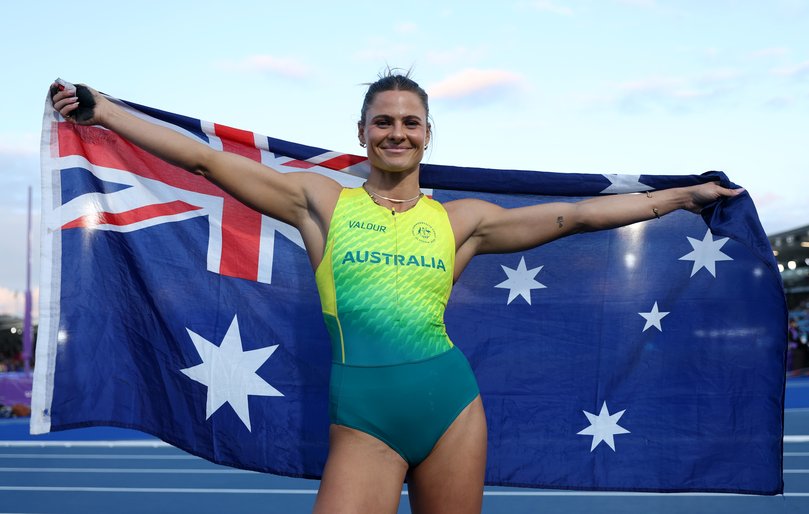 Silver medalist Nina Kennedy.