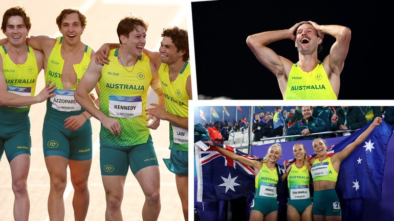 Australia claimed SEVEN gold medals at the Scotstoun Stadium on day nine.