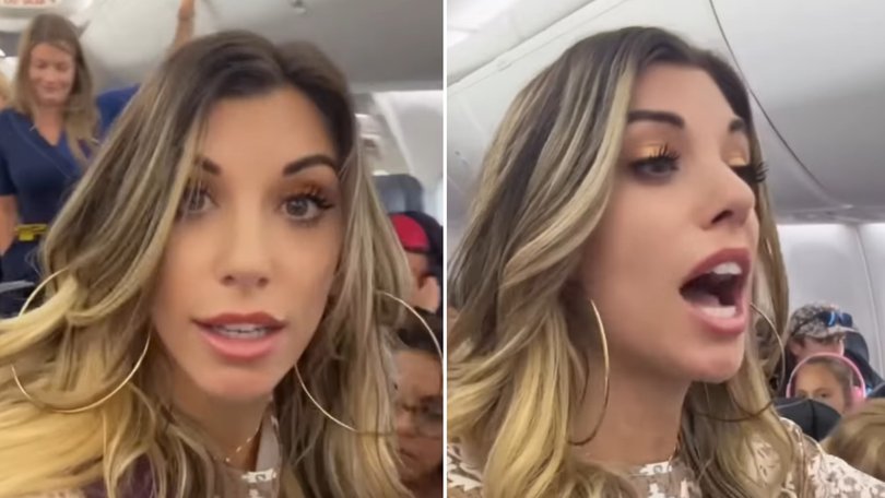 Alaska Airlines flight took an unexpected turn after a woman began preaching.
