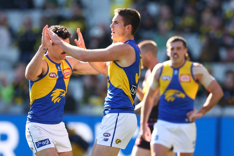 Jack Williams celebrates his early goal.
