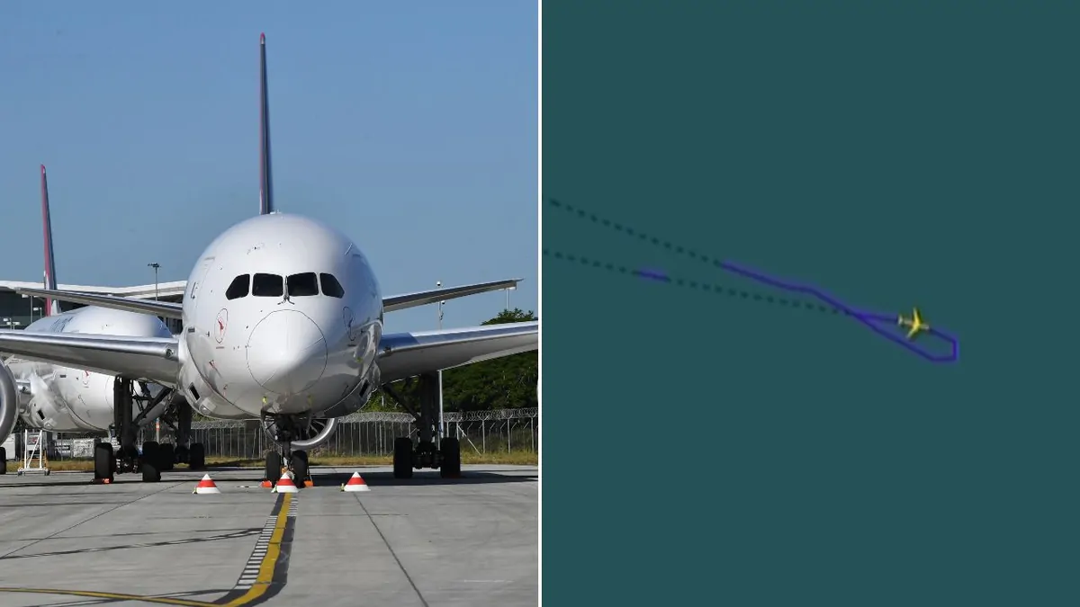 Qantas flight bound for South America turns back to Melbourne almost five hours into journey