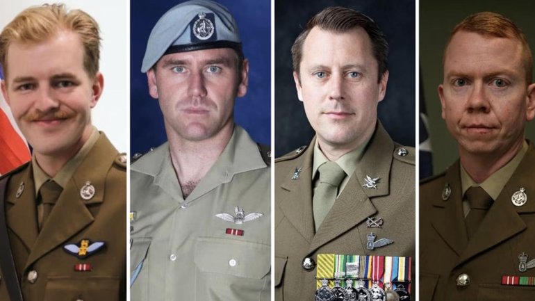 Lieutenant Maxwell Nugent, Captain Danniel Lyon, Corporal Alex Naggs and Warrant Officer Class 2 Joseph Laycock died when a MRH90 Taipan helicopter plunged into the waters off the Queensland coast during Exercise Talisman Sabre. Supplied