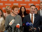 Pauline Hanson holds a press conference to announce the party's new Victorian state leader Warren Pickering.