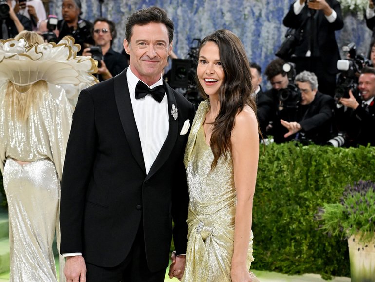 Hugh Jackman and Sutton Foster at the 2026 Met Gala.