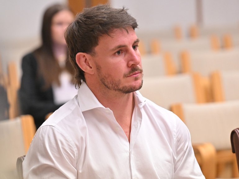 Ex-NRL player Luke Bateman at the Environment And Communications Legislation Committee inquiry hearing into the Interactive Gambling Amendment (Gambling Reform) Bill 2026.