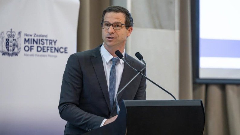 Defence Minister Chris Penk (pictured) said the New Zealand government had begun the process to purchase long-range one-way strike drones.
