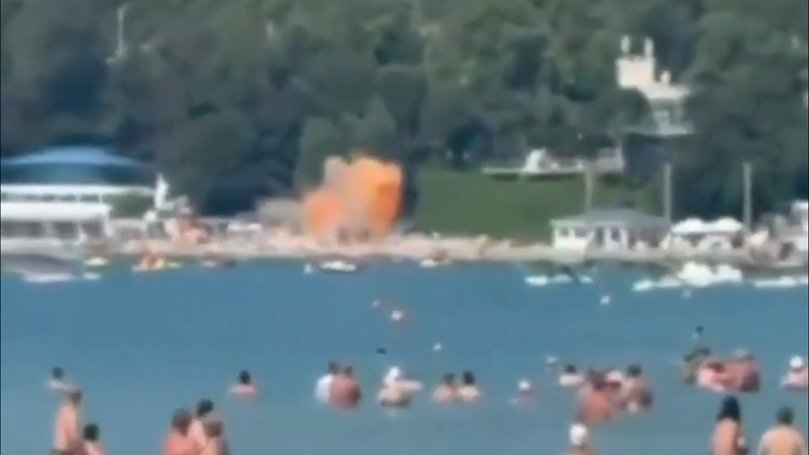 Russian authorities say seven people, including three children, were killed and 40 injured at a Black Sea holiday resort of Gelendzhik in what they alleged was a deliberate Ukrainian drone attack on civilians.