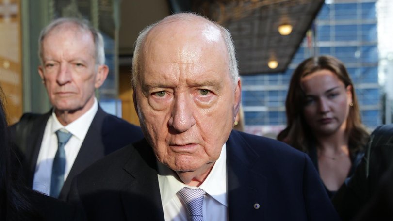 Alan Jones is facing trial in the Downing Centre Local Court. 