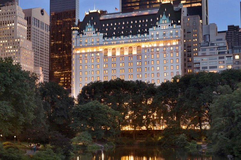 The Plaza in New York City is associated with books.
