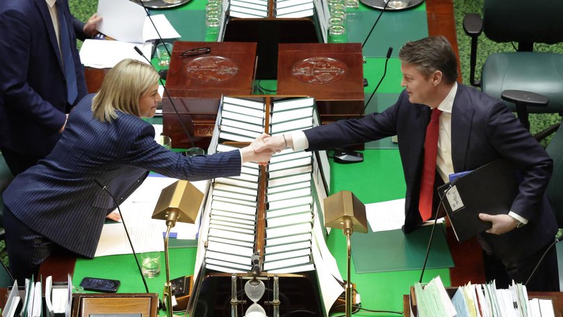 Opposition Leader Jess Wilson is still comfortably seen as preferred premier. Picture: NewsWire / David Crosling