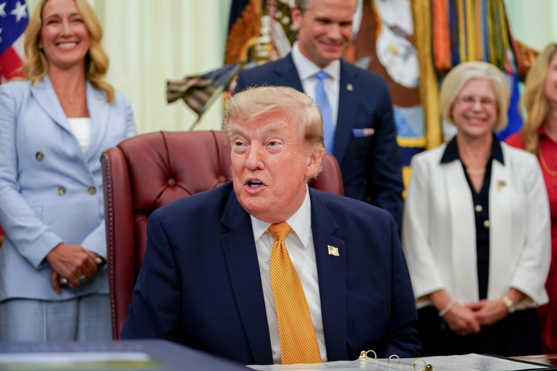 US President Donald Trump has said little about the emerging agreement between Iran and Oman.
