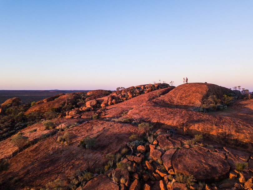 Sunset at Wooleen Station.