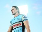 BRISBANE, AUSTRALIA - JULY 11: Nicho Hynes of the Sharks is seen after the final siren during the round 19 NRL match between Dolphins and Cronulla Sharks at Kayo Stadium, on July 11, 2026, in Brisbane, Australia. (Photo by Albert Perez/Getty Images) Albert Perez