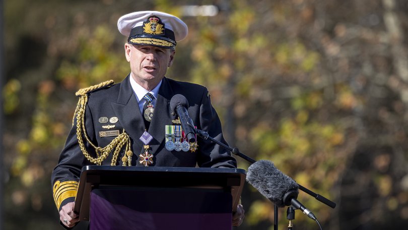 Chief of the Defence Force Admiral Mark Hammond.