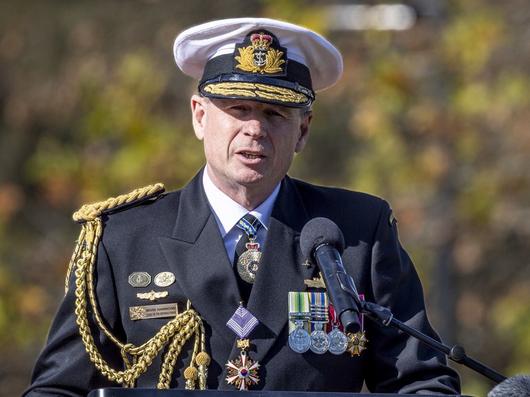 Chief of the Defence Force Admiral Mark Hammond.