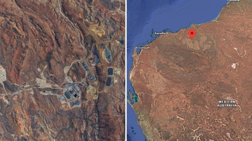 The Fortescue Iron Bridge magnetite mine in the WA Pilbara. Picture: Google Maps