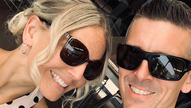 Emma Lovell, pictured with husband Lee Lovell.