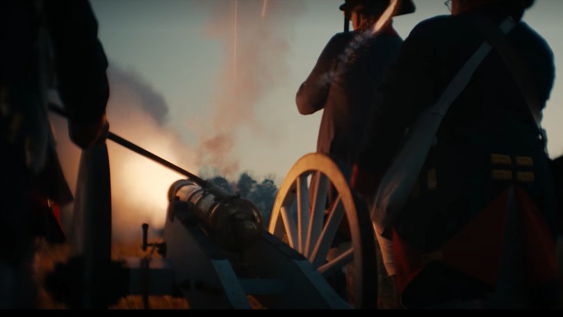 AI was used in battle scenes in The American Experiment.