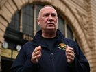 Firefighters union boss Peter Marshall wanted to block the release of an anti-corruption report. (Joel Carrett/AAP PHOTOS)