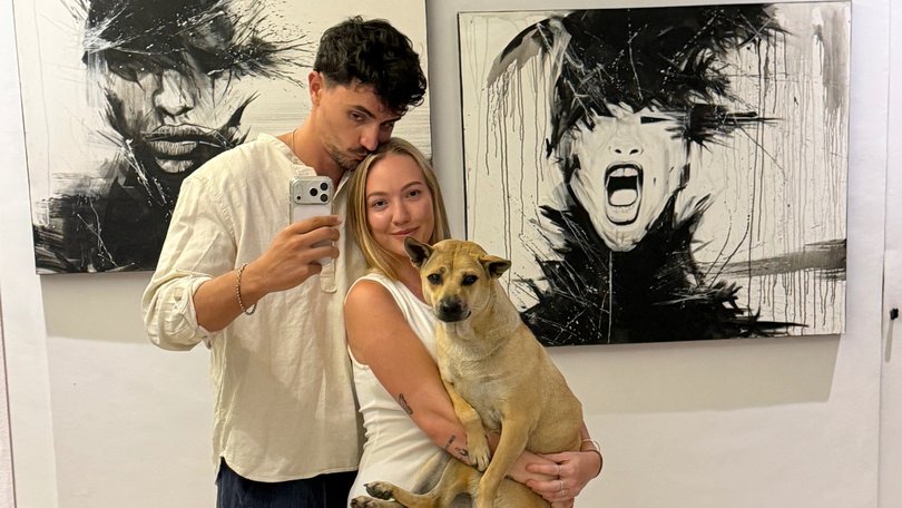 The couple are looking to raise an eye-watering $20,000 to bring Sadie to Australia after rescuing her in Bali.