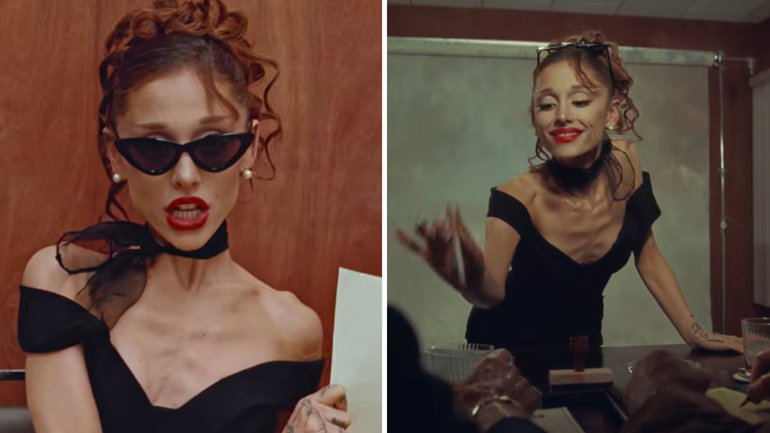 Ariana Grande plays an aspiring actress Pepper in the music video for her song Petal.