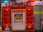 Queensland Police have launched an investigation after a property went up in flames while five young children and two adults were inside the home on Wednesday morning. 