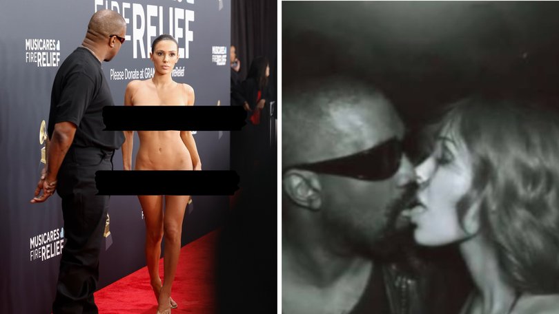 Bianca Censori and Kanye West have drawn the internet’s attention once again, this time with intimate images of the pair tongue-kissing posted on social media.