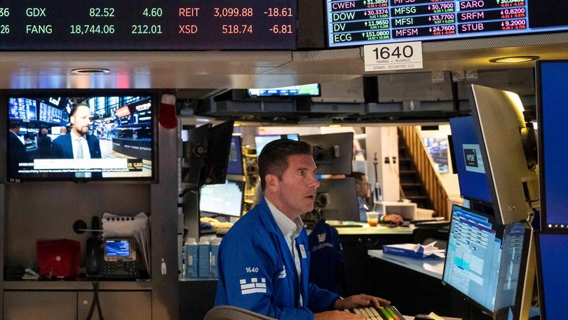 Seven of the 11 S&P sectors of Wall Street were higher at the start of the trading day. (AP PHOTO)