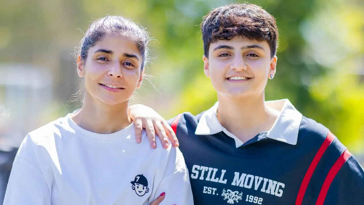 Iranian Footballers Fatemeh Pasandideh, 22, Atefeh Ramezanisadeh, 34, become Australian citizens