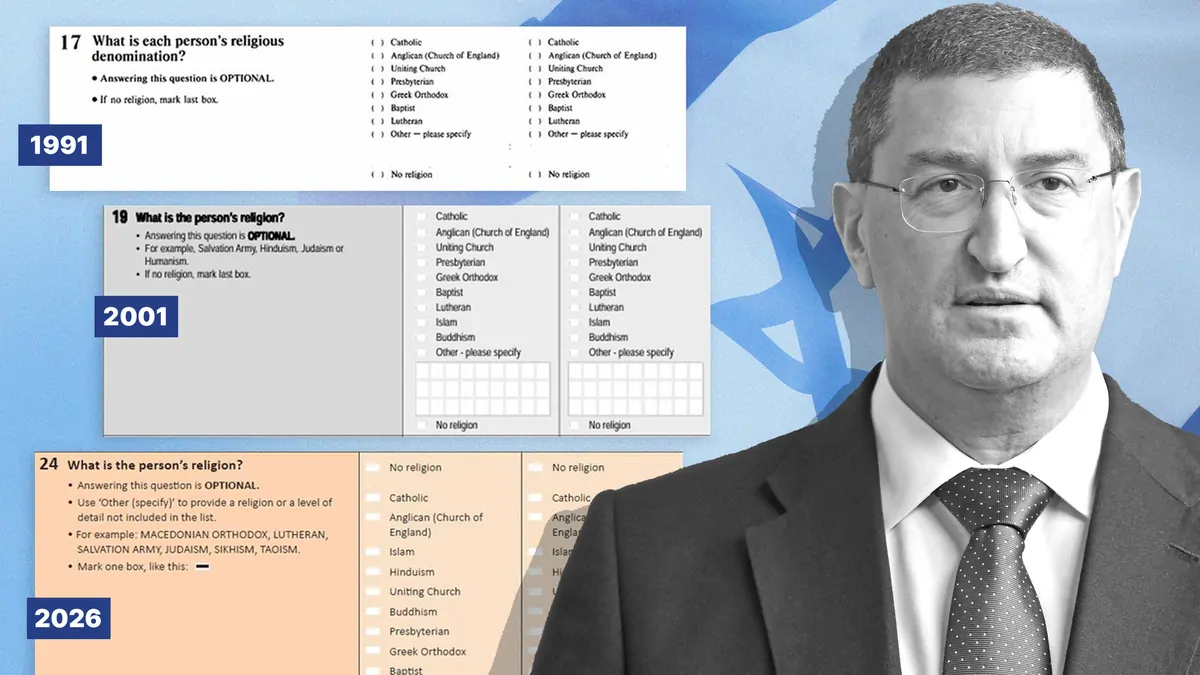 Liberal Party’s only Jewish MP Julian Leeser slams Census for failing to include box for Judaism Liberal Party’s only Jewish MP Julian Leeser slams Census for failing to include box for Judaism