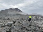 Critical Minerals CEO Tony Sage at the company’s rare earths deposit near Qaqortoq, Greenland.