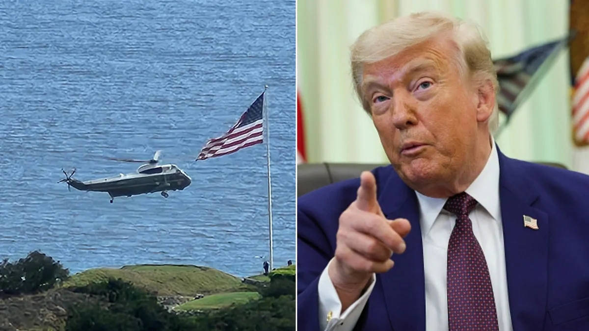 Marine One comes within unsafe distance of passenger jet over Washington