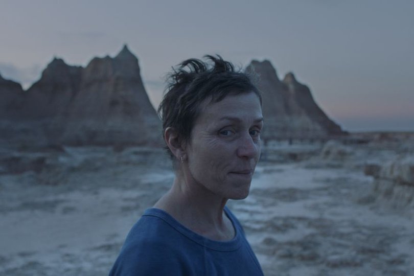 Chloe Zhao’s Nomadland, stars Frances McDormand