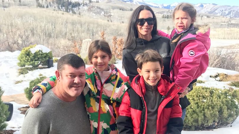 James Packer shares three children with ex-wife Erica Packer.