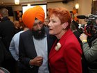Pauline Hanson is calling for a clamp down on student migrants, family visa holders and overstayers. (David Crosling/AAP PHOTOS)