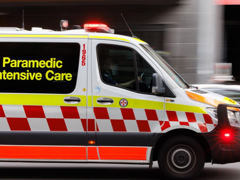 The 53-year-old victim was taken to Westmead Hospital in a serious, but stable condition. Picture: NewsWire/ Tim Pascoe