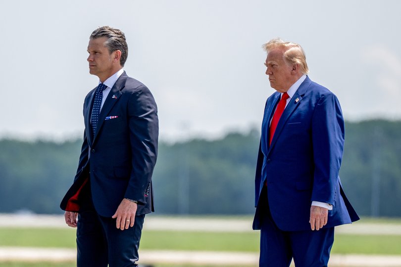 Pete Hegseth and Donald Trump reportedly clashed over munition levels.