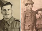 Two previously unknown Australian soldiers who were both killed on August 8 in different wars and on opposite sides of the world have been formally identified. Pictured: Lieutenant Hercules William Crawford (left), Archibald Hanley (middle) and brother John Hanley.