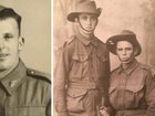 Two previously unknown Australian soldiers who were both killed on August 8 in different wars and on opposite sides of the world have been formally identified. Pictured: Lieutenant Hercules William Crawford (left), Archibald Hanley (middle) and brother John Hanley.