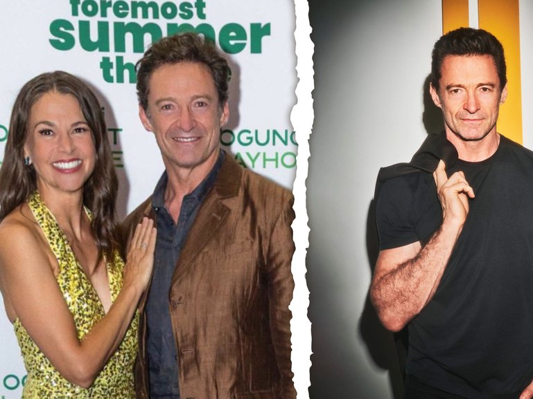 Hugh Jackman and Sutton Foster have been spotted amid claims their relationship has “hit a roadblock” after less than two years together.