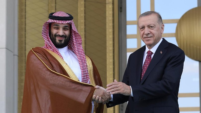 Saudi Crown Prince Mohammed bin Salman and Turkey's Recep Tayyip Erdogan have made a defence pact.