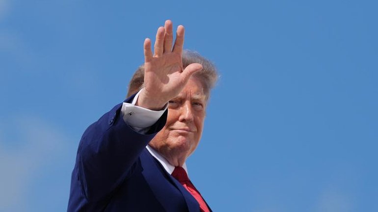 President Donald Trump says the US is only semi-negotiating with Iran. 