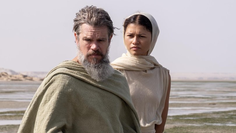 Matt Damon plays Odysseus and Zendaya is Athena in The Odyssey, written, produced, and directed by Christopher Nolan.
