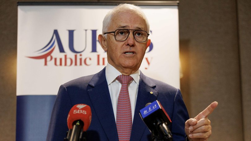 Former prime minister Malcolm Turnbull has called for an AUKUS rethink. NewsWire / Nikki Short