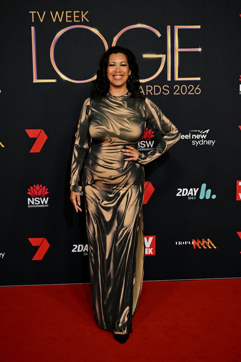 Richelle Harrison’s dress was stunning. (Photo by James Gourley/Getty Images for TV WEEK)